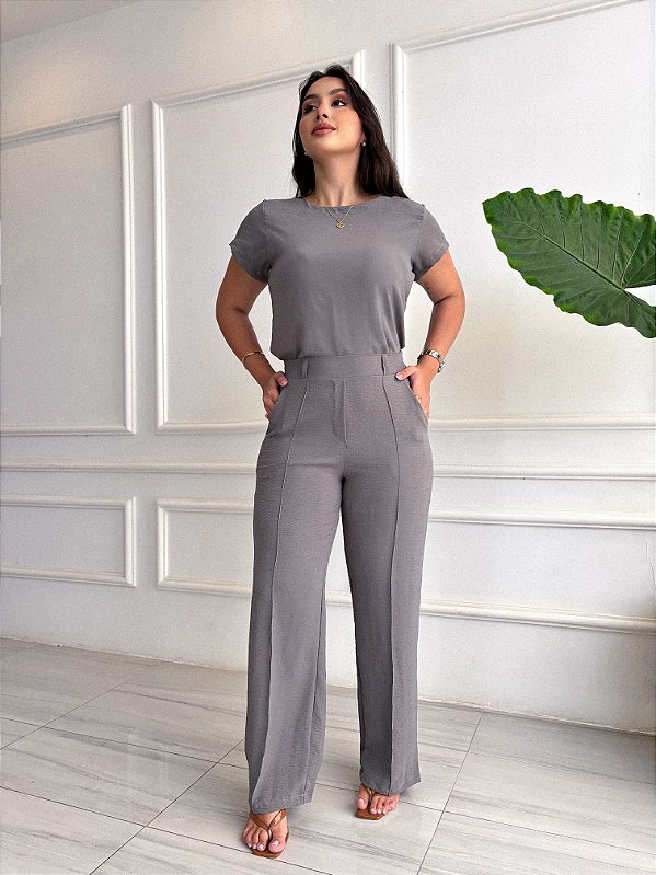 Calça Andresa - Cinza