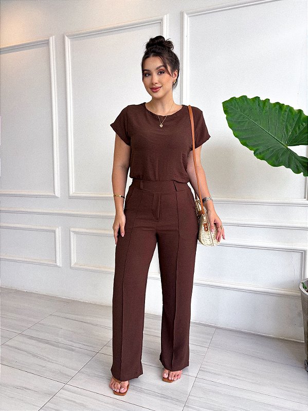 Calça Andresa - Marrom