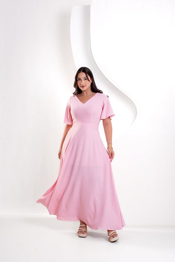 Vestido Catarina - Rosa Candy