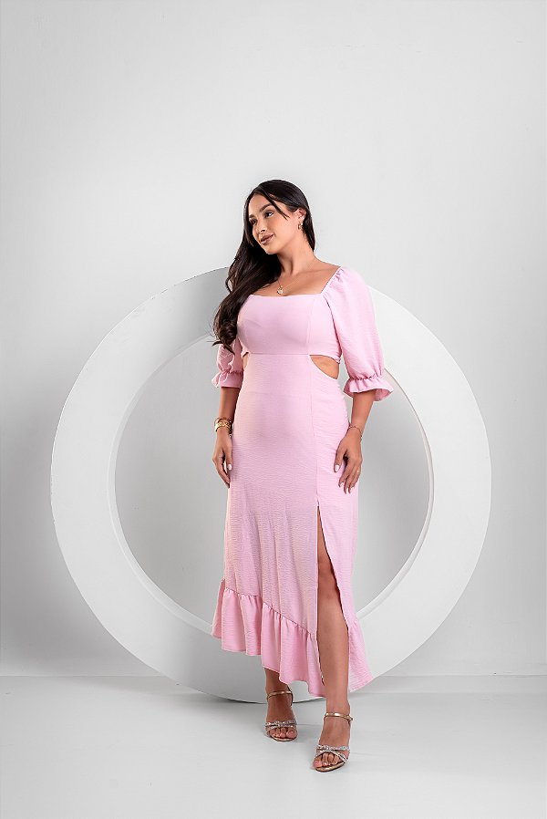 Vestido Beatriz - Rosa Candy