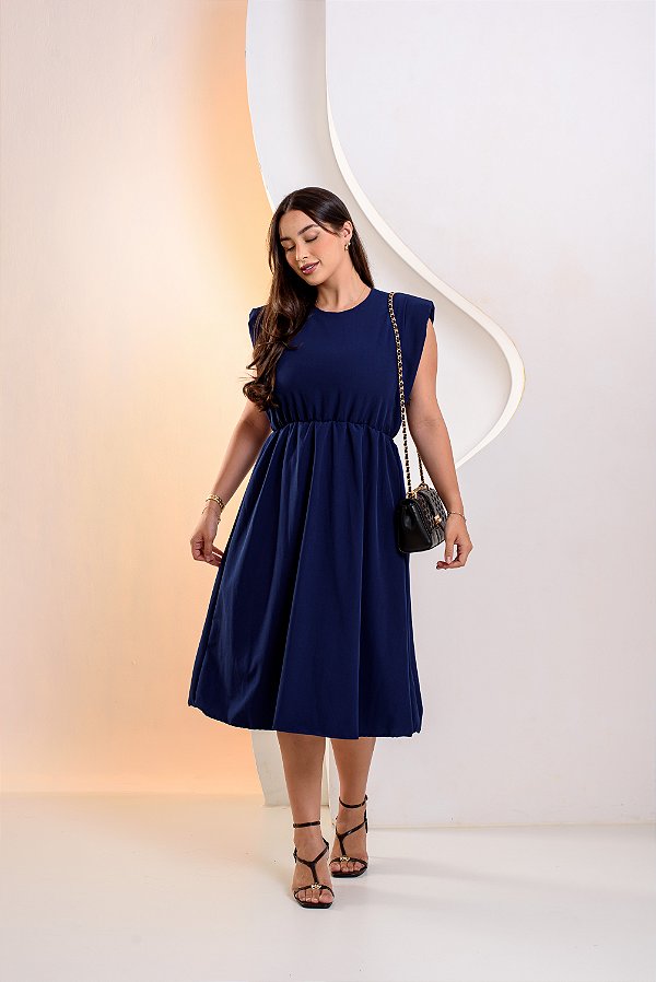 Vestido Jaqueline - Marinho