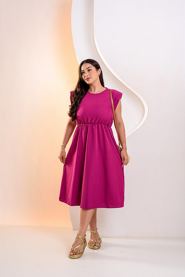 Vestido Jaqueline - Fúcsia