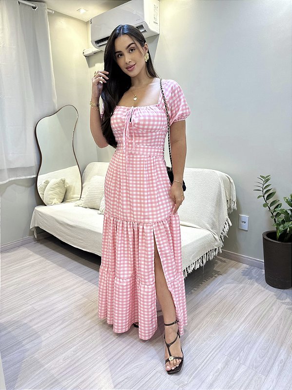 Vestido Alessandra - Xadrez