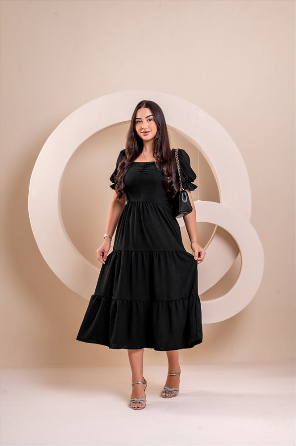 Vestido Tereza - Preto