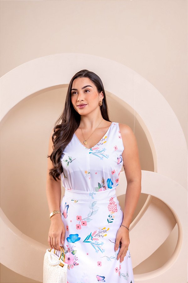 Regata Cecília - Estampado Floral