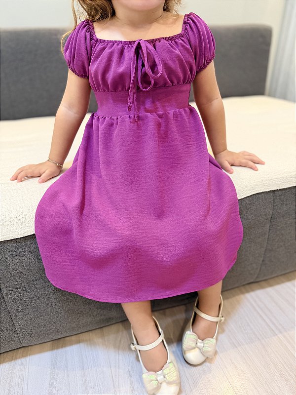 Vestido Bia - Fúcsia