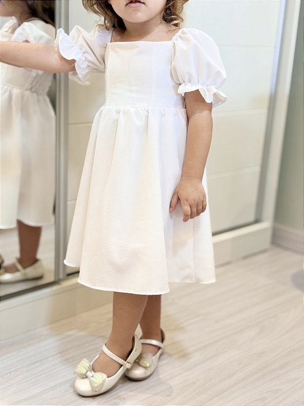 Vestido Helô - Branco