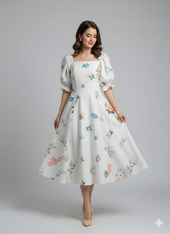 Vestido Heloisa - Estamp. Floral