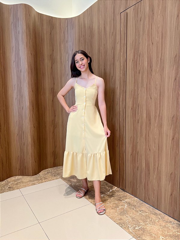 Vestido Júlia - Amarelo