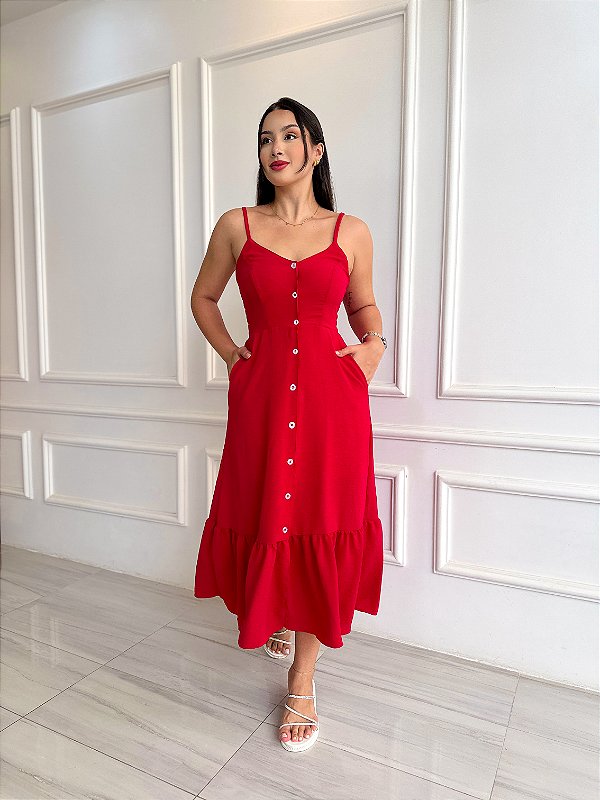 Vestido Júlia - Vermelho