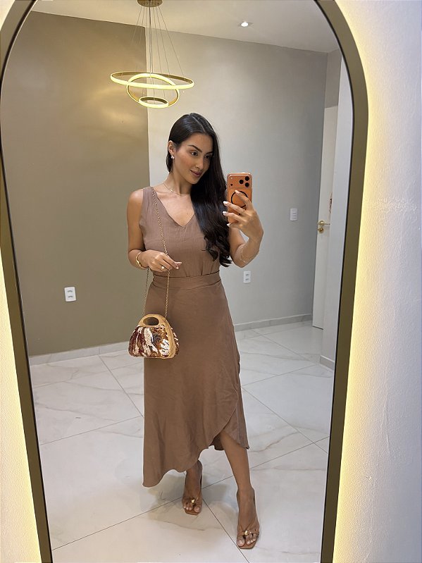 Saia Envelope Lívia - Nude