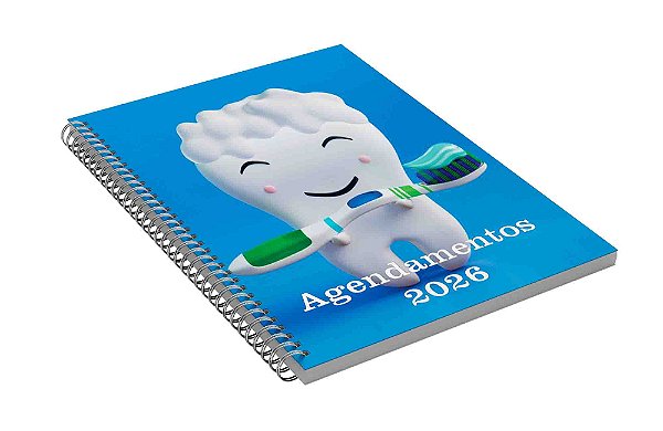 Agenda Dentista 2026 Clientes Cod AGDC09
