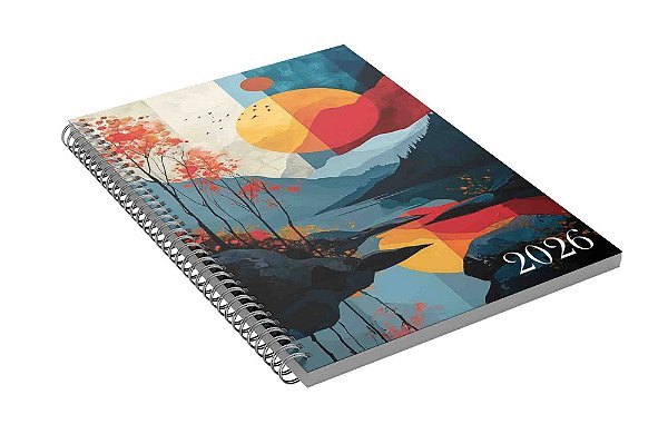 Agenda Simples 2026 A4 Cod AC26A456
