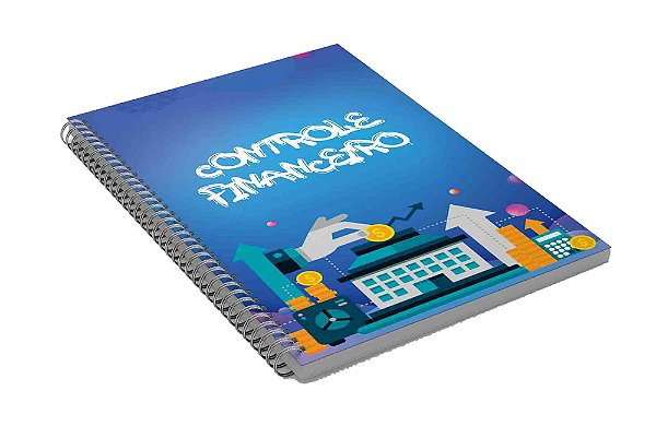 Caderno Controle Financeiro A4 Cod CFA4CP01