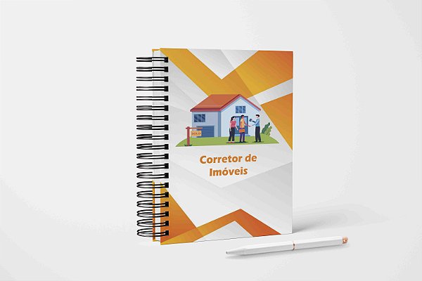 Agenda Corretor de Imoveis A5 Cod APCIM03