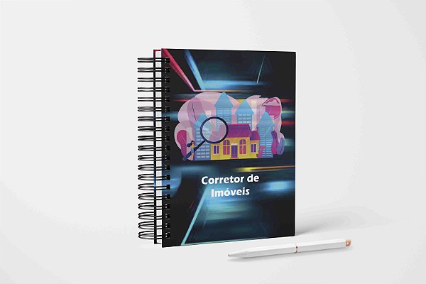 Agenda Corretor de Imoveis A5 Cod APCIM04