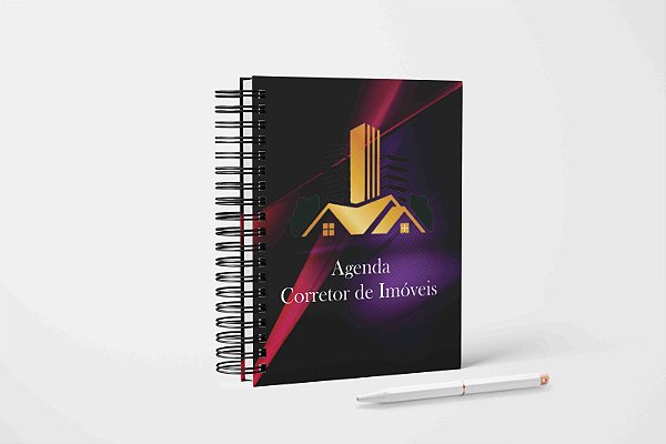 Agenda Corretor de Imoveis A5 Cod APCIM14