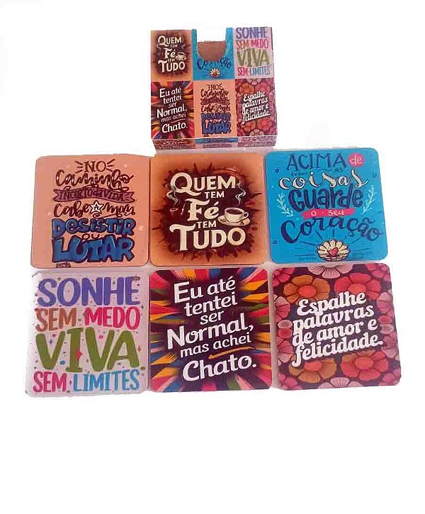 Porta Copos Motivação 03