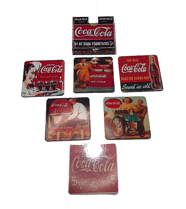 Porta Copos Drink Coca