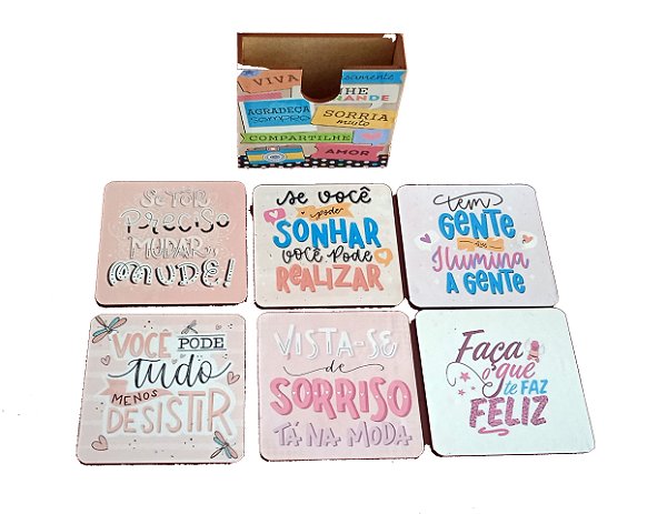 Porta Copos Motivação10