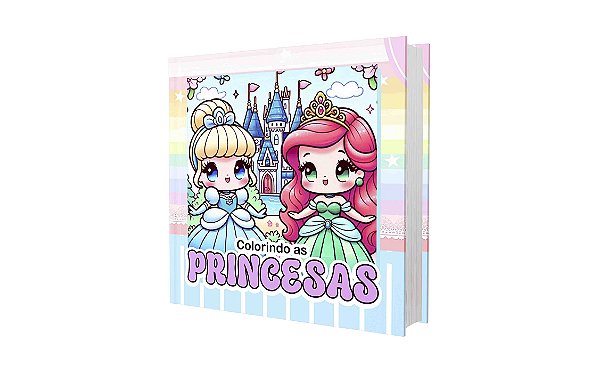 Livro Colorir Princesas LCBC06 01