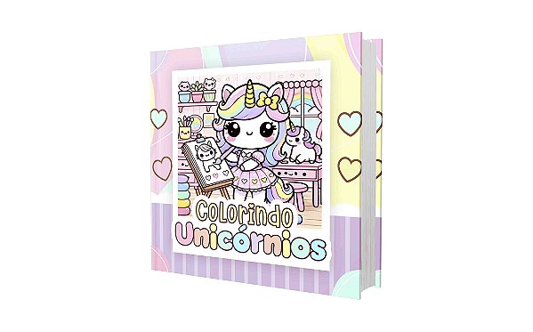 Livro Colorir Unicornio LCBC08 01
