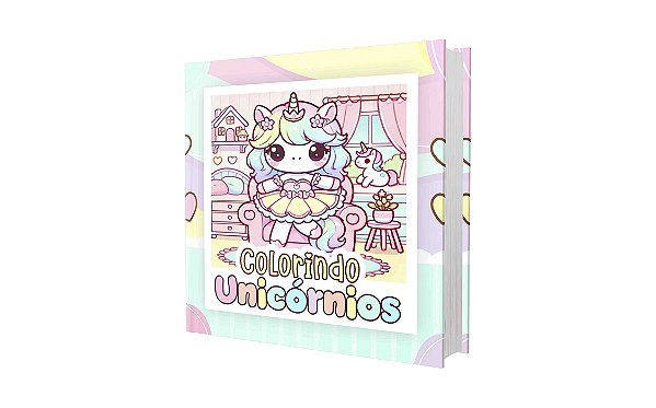 Livro Colorir Unicornio LCBC08 02