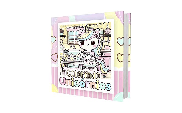 Livro Colorir Unicornio LCBC08 03