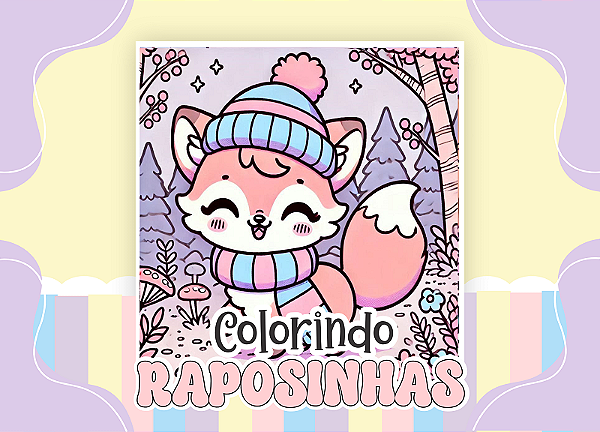 Livro Colorir Raposinhas LCBC09 3