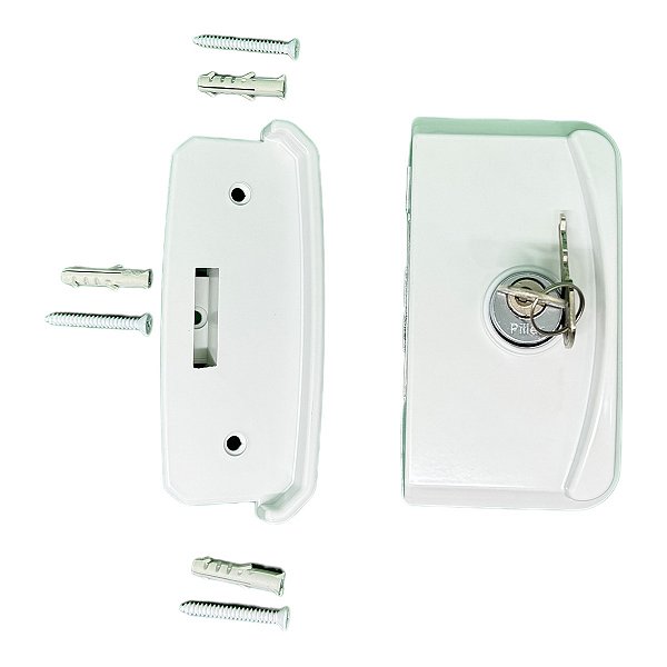 Kit 10 - Fechadura Polímero Porta Correr Vidro / Alvenaria