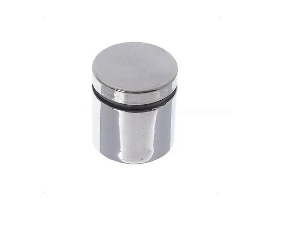 Prolongador Aço Inox Escovado Vidro Madeira Ø25*25mm