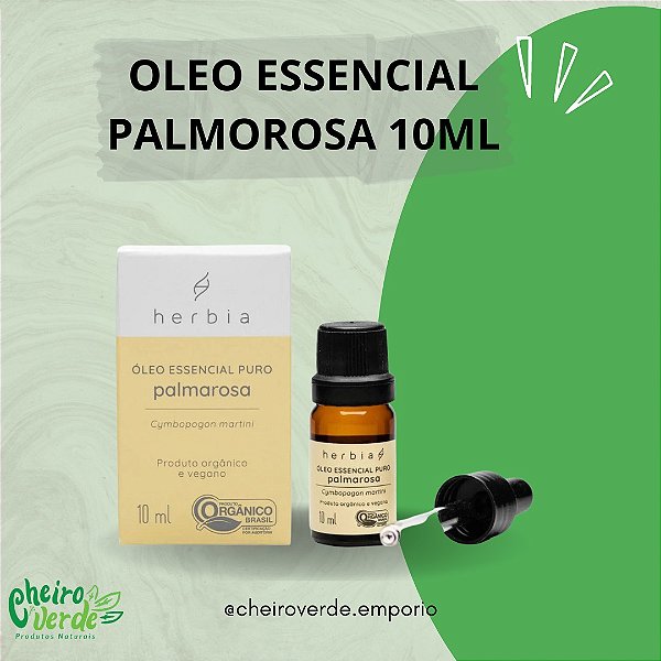 Óleo essencial palmarosa 10ml