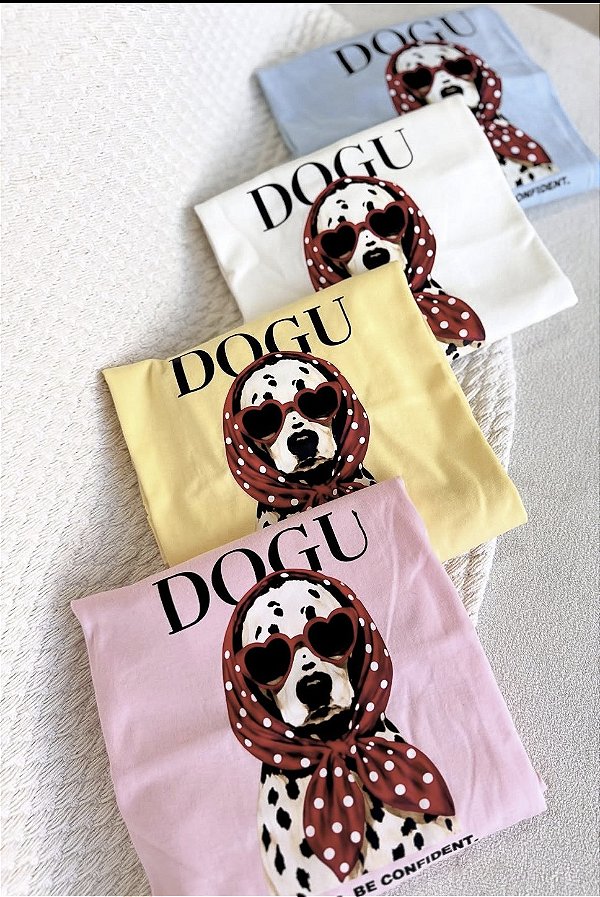 TSHIRT CACHORRO LENÇO POA