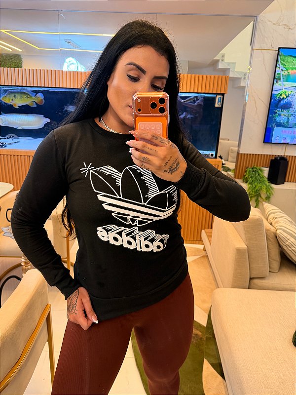 BLUSA MOLETOM ADIDAS NOVA