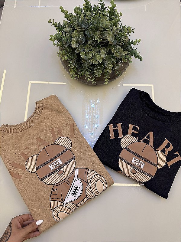 BLUSA MOLETOM URSO TOUCA