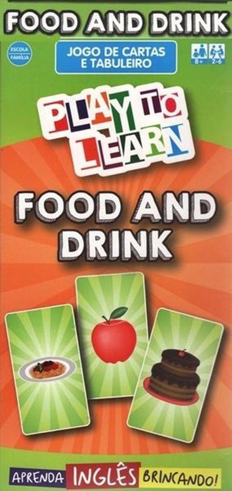 Play To Learn - Food And Drink - Jogo De Cartas