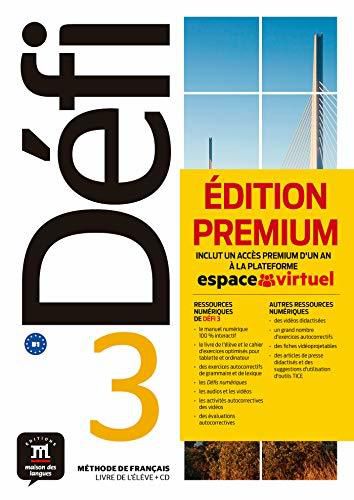Defi 3 - Livre De L´Élève + CD Premium