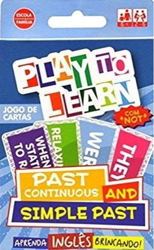 Play To Learn - Past Continuous And Simple Past - Jogo De Cartas