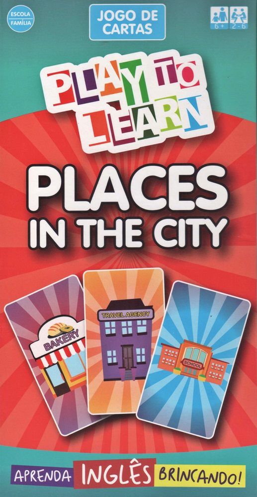 Play To Learn - Places In The City - Jogo De Cartas