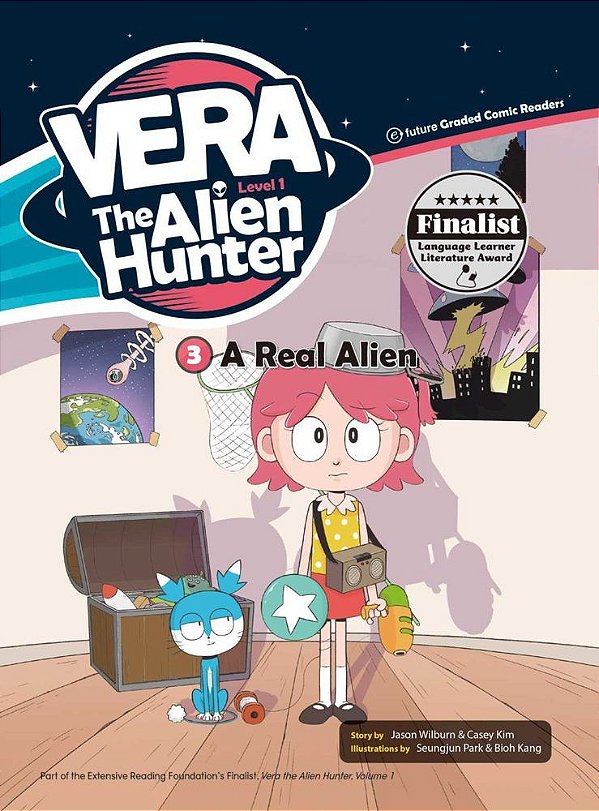 Vera The Alien Hunter - Level 1.3 - A Real Alien - Book With Audio CD