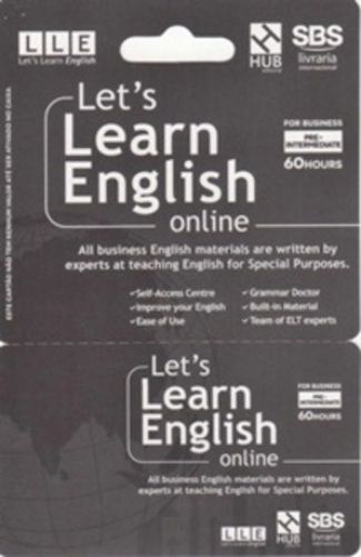 Let´s Learn English Card - For Business - Pre-Intermediate (6 Months)