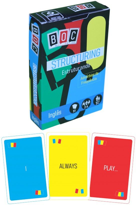 Structuring - Estruturando - Advérbios De Frequência - Box Of Cards - 51 Cartas