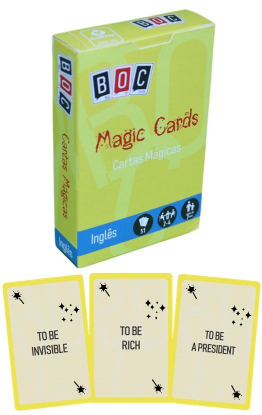 Magic Cards - Cartas Mágicas - Box Of Cards - 51 Cartas - Boc 3