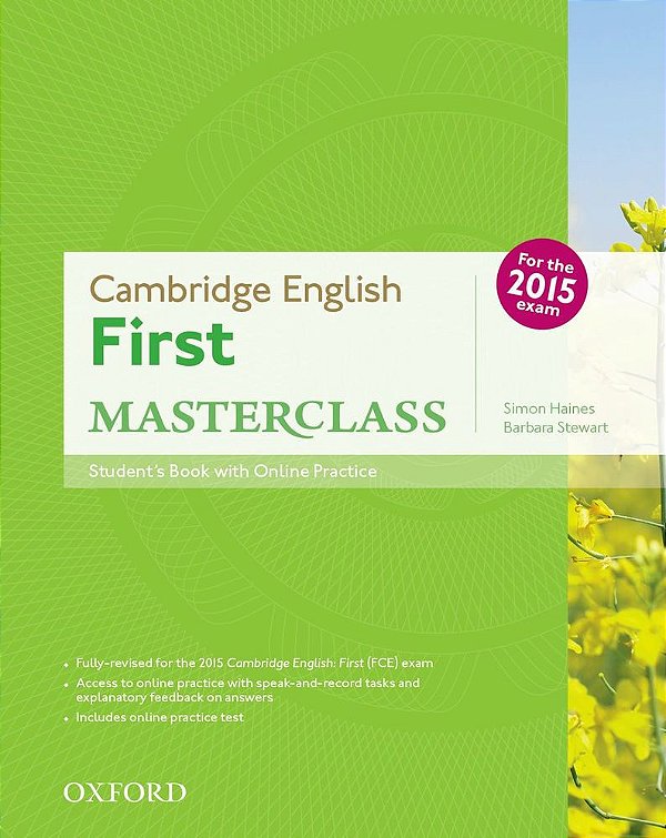 Fce First Masterclass - Student´s Book & Online Practice Pack