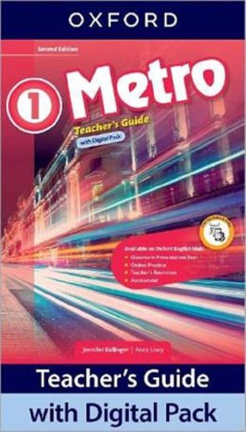 Metro 1 - Teacher´s Guide With Digital Pack - Second Edition