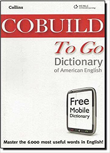 Collins Cobuild To Go Dictionary Of American English With Free Mobile Dictionary