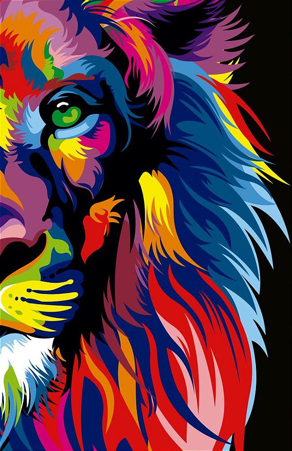 Bíblia NVT Lion Colors Slim - Letra Maior Nova Versão Transformadora