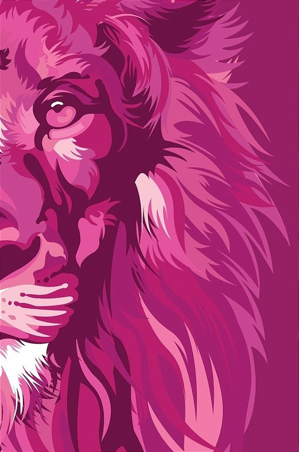 Bíblia NVT Lion Colors Pink Pop - Letra Normal Nova Versão Transformadora