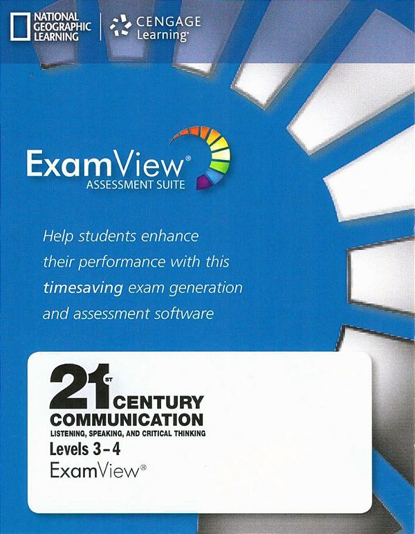 21ST Century Communication 3 & 4 - Listening, Speaking And Critical Thinking - Assessment CD-ROM