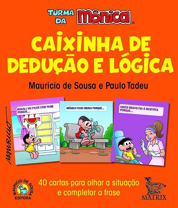 Caixinha De Dedução E Lógica - Turma Da Mônica - Livro Caixinha